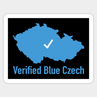 Blue Czech Sticker